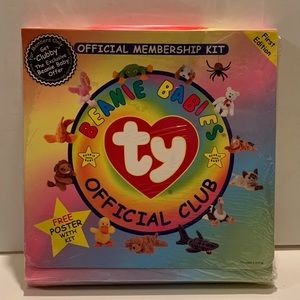 VINTAGE TY BEANIE BABY OFFICIAL CLUB MEMBER KIT.
